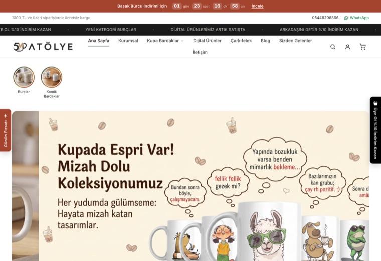 5M Atölye mağazası