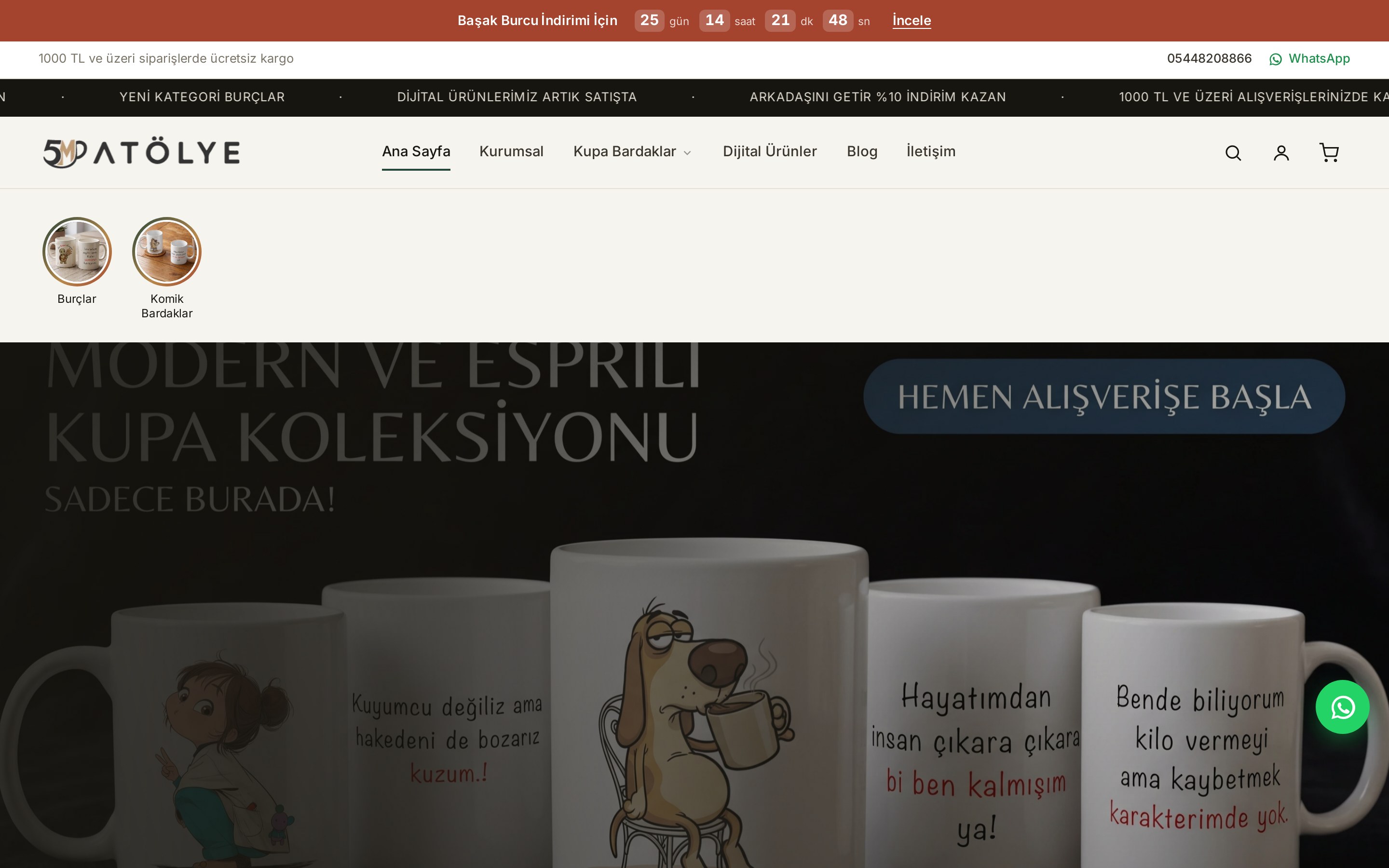 Goyomod e-ticaret teması masaüstü görünümü