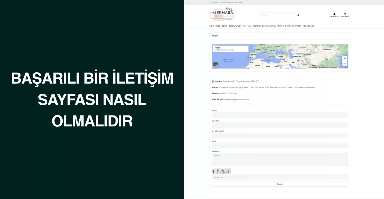 Başarılı Bir İletişim Sayfası Nasıl Olmalıdır