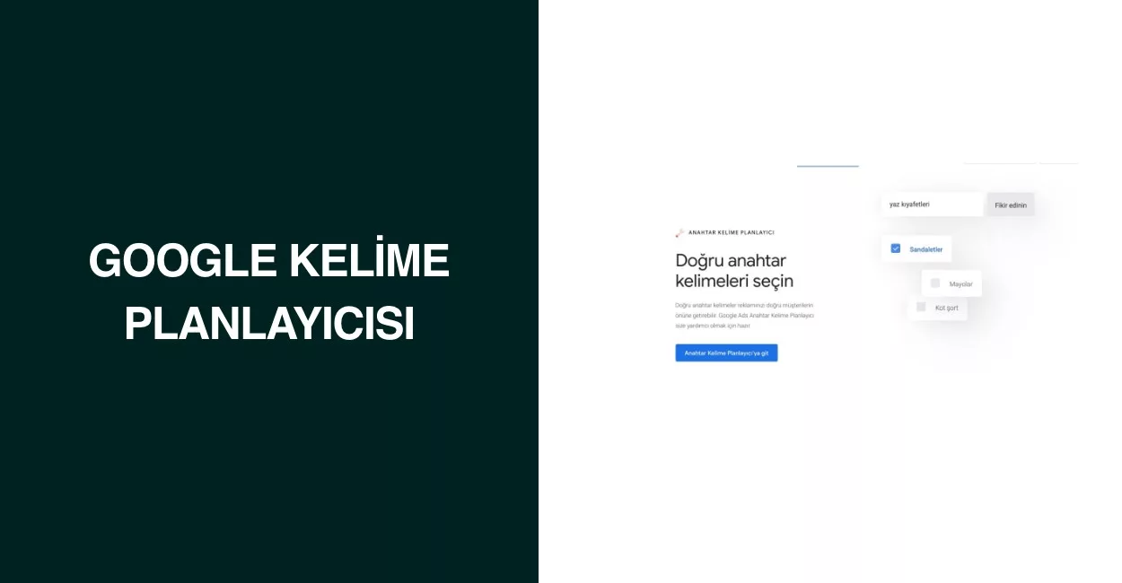Google Kelime Planlayıcısı