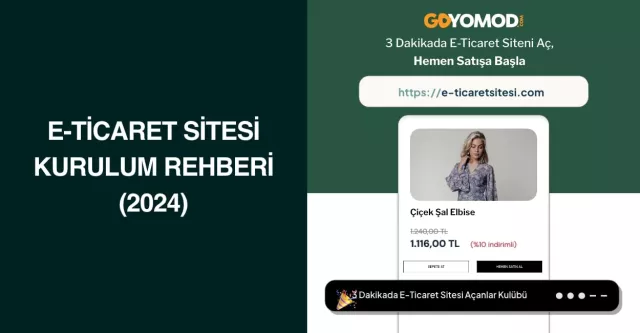 E-Ticaret Sitesi Kurulum Rehberi (2024)