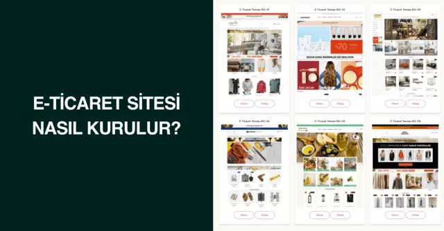 E-Ticaret Sitesi Nasıl Kurulur?