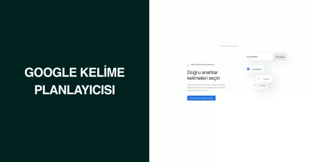 Google Kelime Planlayıcısı